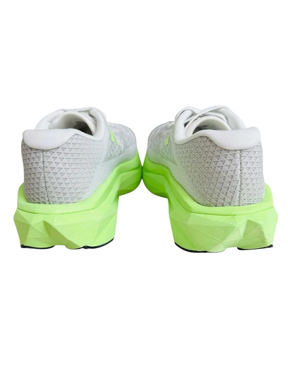 New Balance Women's White & Neon Green Running Shoes Size 9W. 7.5M
